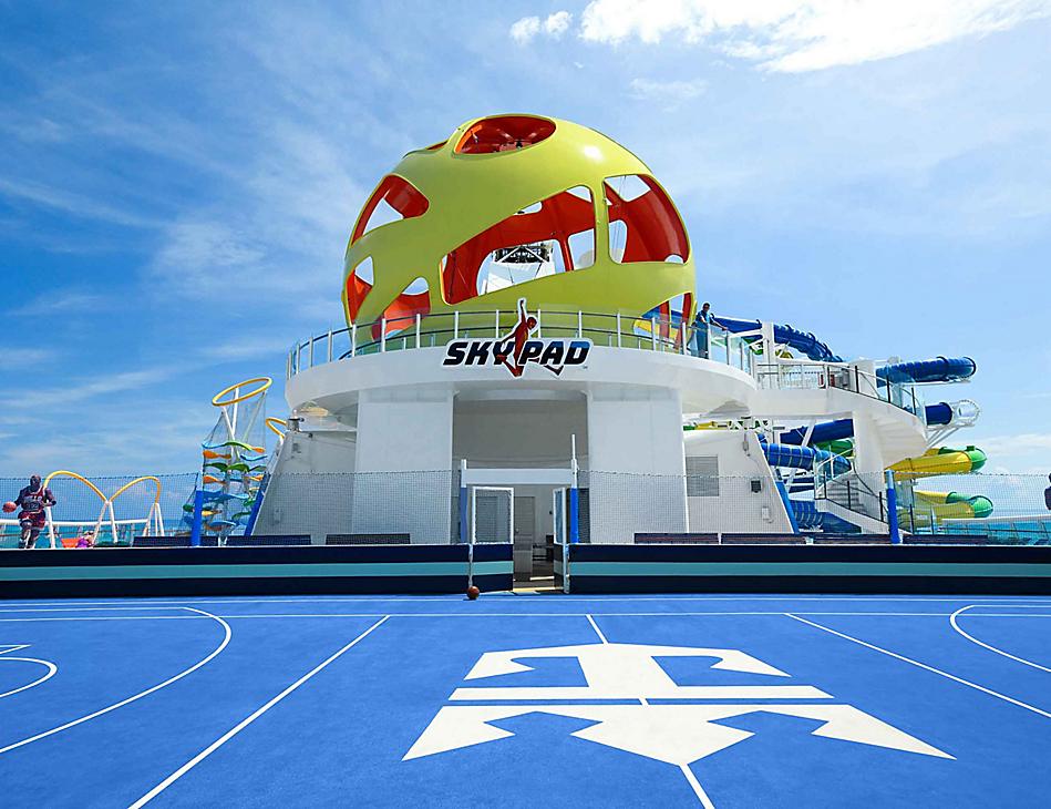 MA mariner of the seas exterior skypad virtual bungee jump