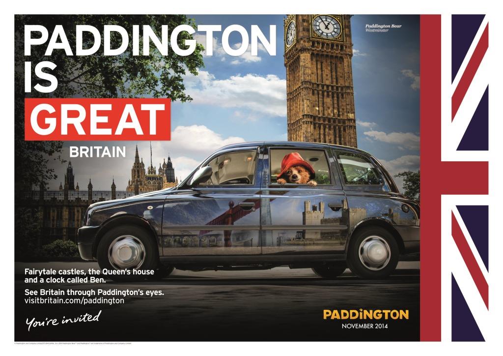 VisitBritain Paddington GREAT taxi