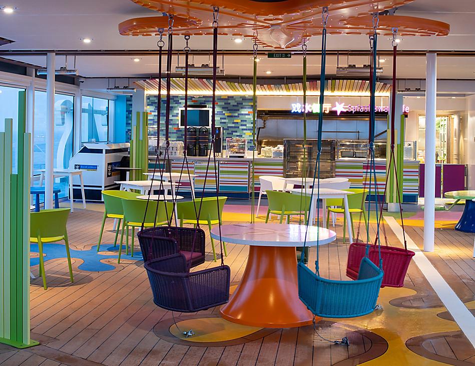 spectrum of the seas splashaway cafe interior